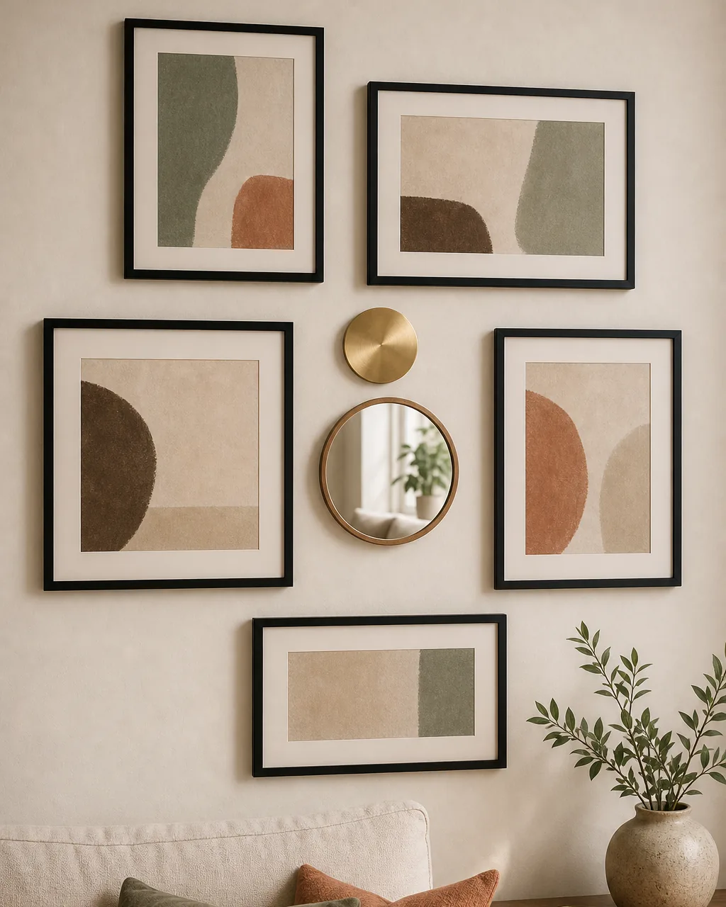 A photo for idea 8: add one non-frame element to break the paper rhythm