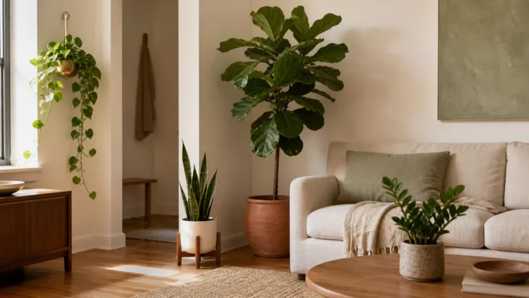 12 Living Room Plant Decor Ideas That Look Styled, Not Stuffed