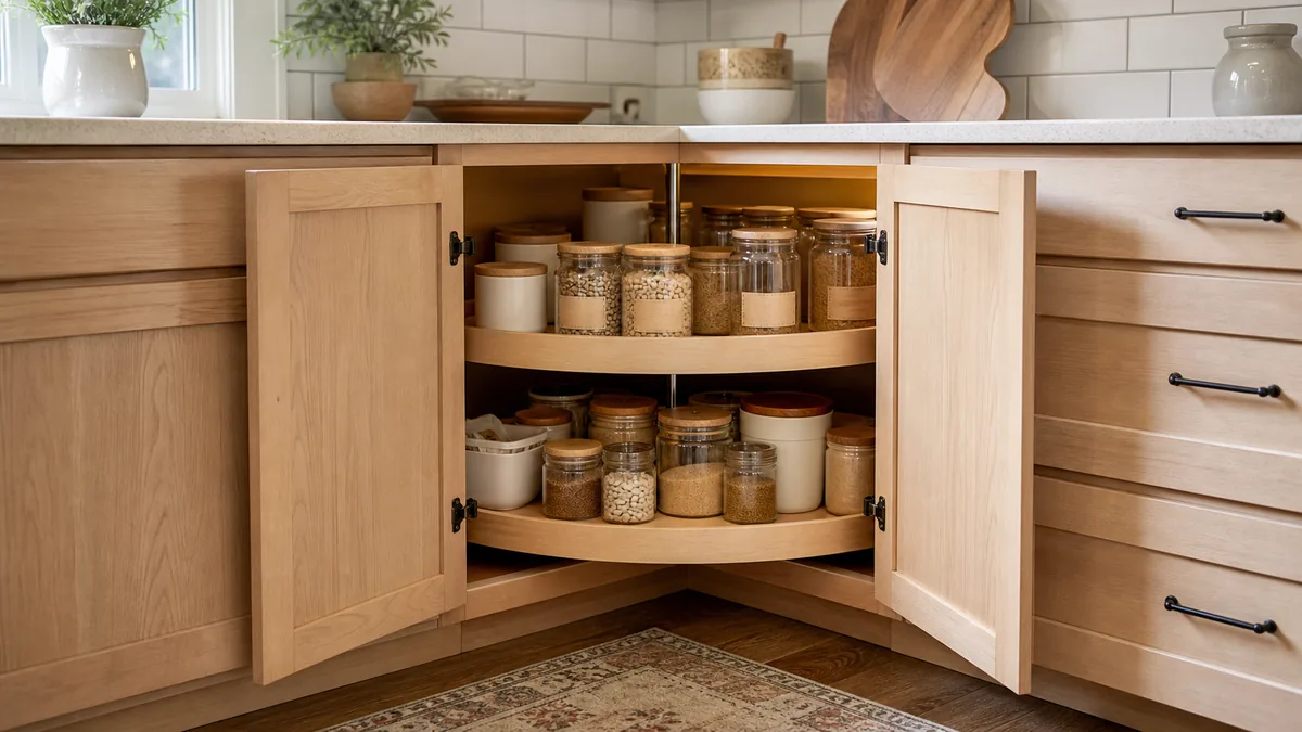12 Corner Kitchen Cabinet Organization Ideas That Actually Use the Dead Space