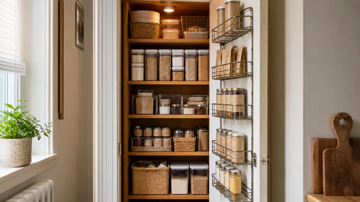 12 Small Pantry Organization Ideas That Turn a Tiny Closet Into Real Storage