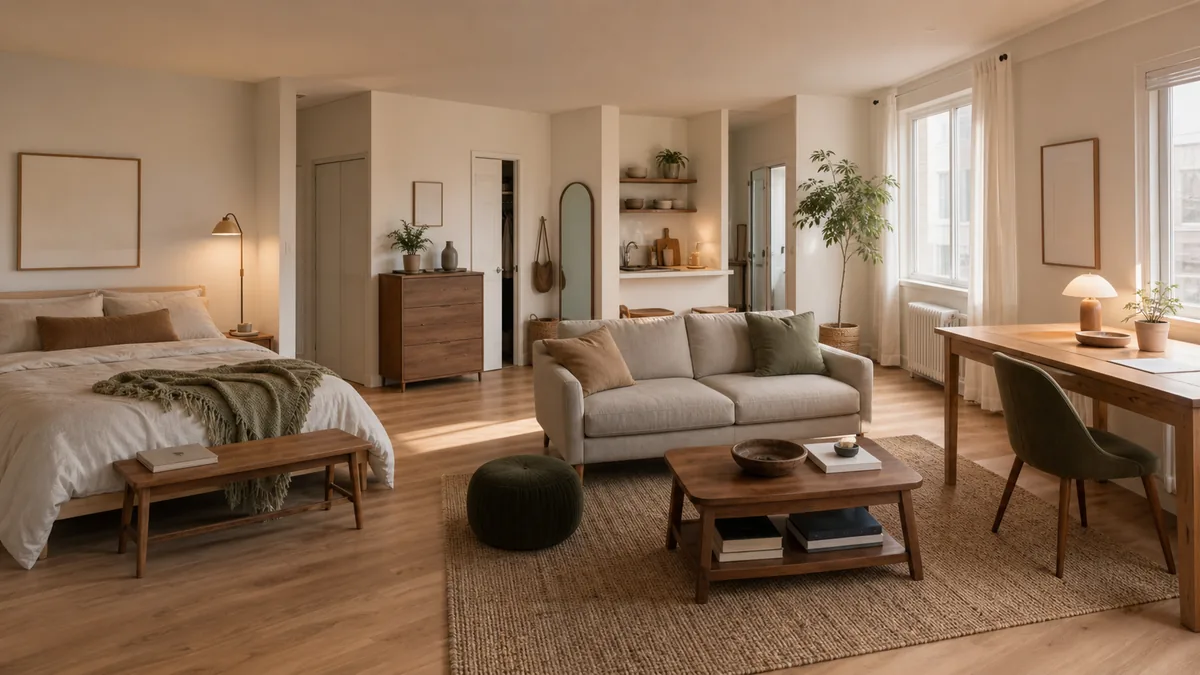 13 Studio Apartment Layout Ideas That Make One Room Feel Like Several