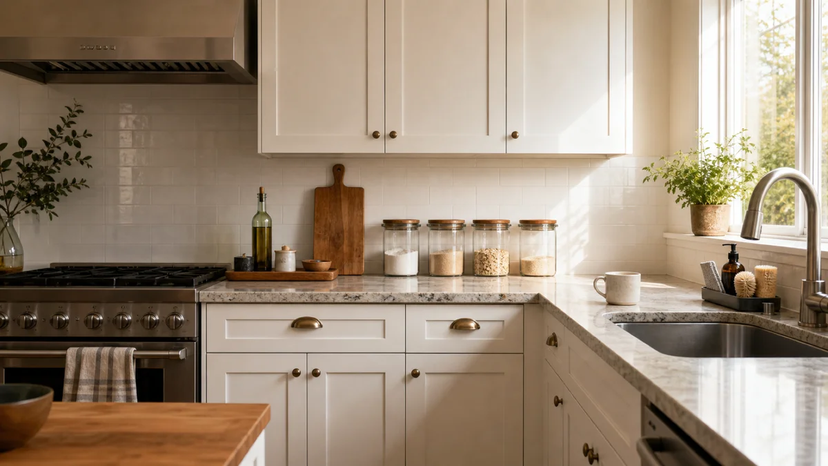 11 Kitchen Countertop Organization Ideas That Clear the Clutter Without Hiding Everything